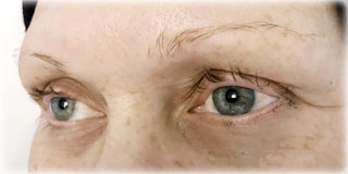 image of before semi-permanent makeup